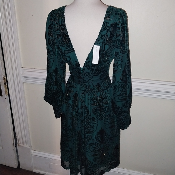 Trashy Diva Baroque Velvet Dress 4 Nwt - Picture 3 of 5